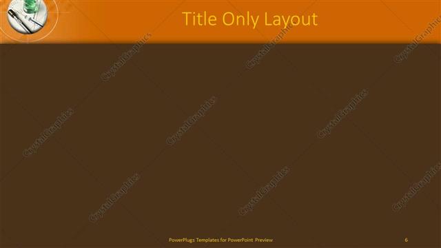 Title Only presentation slide layout