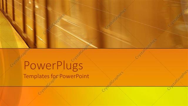  Presentation with moving business - Plain brown colored side view of a moving train