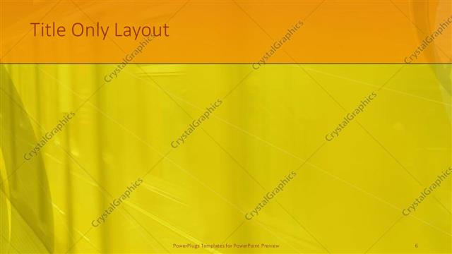 Title Only presentation slide layout