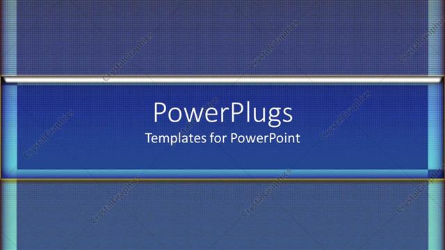  Presentation with blue plain - A plain clear blue colored display tile with lines