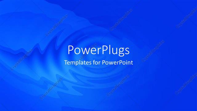  Presentation with tile - A plain clear blue and white surface tile with a water ripple theme