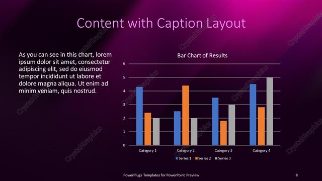 Content with Caption presentation slide layout