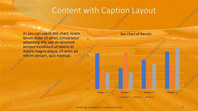 Content with Caption presentation slide layout