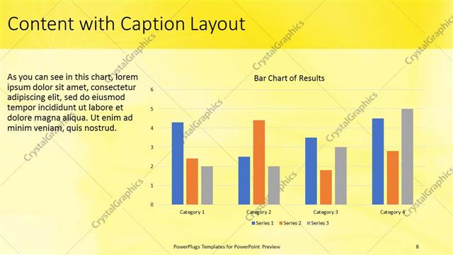 Content with Caption presentation slide layout