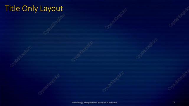 Title Only presentation slide layout