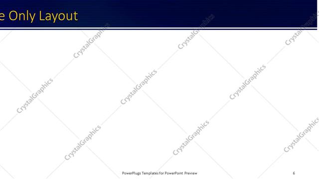 Title Only presentation slide layout