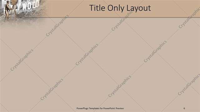 Title Only presentation slide layout