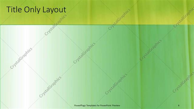 Title Only presentation slide layout