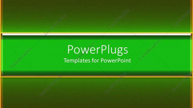  Presentation with green lights - A plain green colored display tile with bright lights