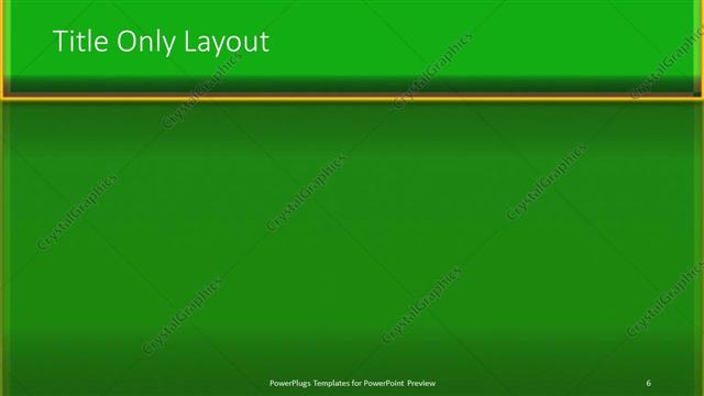 Title Only presentation slide layout