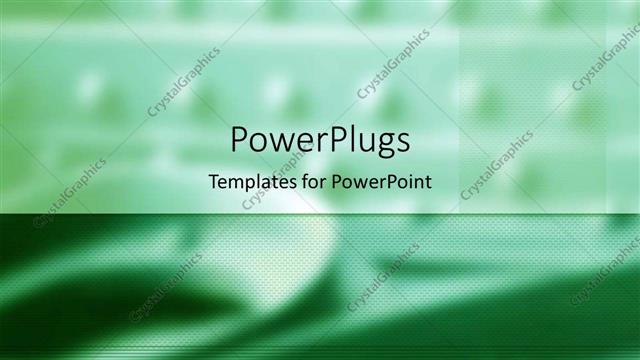  Presentation with tile - A plain green and white background surface tile with blurry images