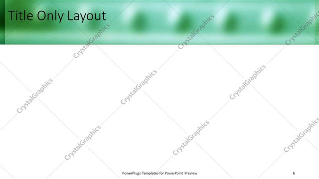 Title Only presentation slide layout