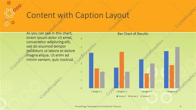 Content with Caption presentation slide layout