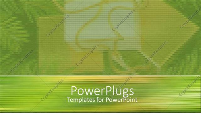  Presentation with faint - A plain green and white background tile with faint gift packs