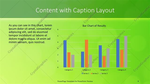 Content with Caption presentation slide layout