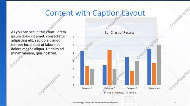 Content with Caption presentation slide layout