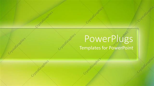  Presentation with green lines - A plain leaf green colored background with some lines