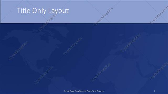 Title Only presentation slide layout