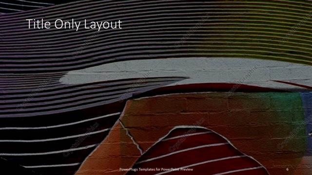 Title Only presentation slide layout