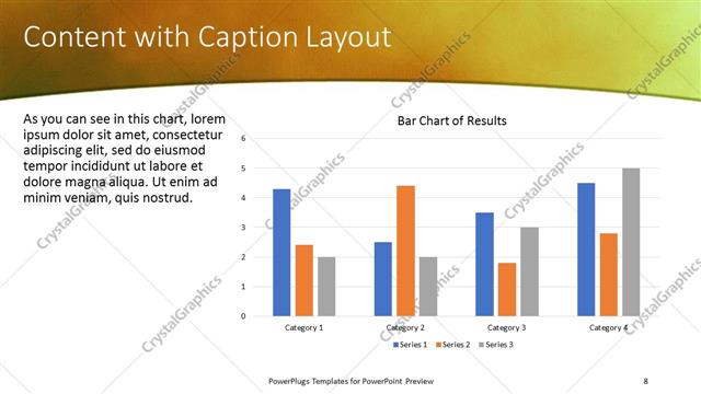 Content with Caption presentation slide layout