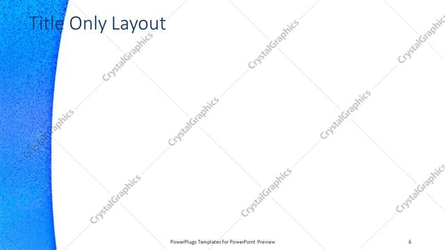 Title Only presentation slide layout