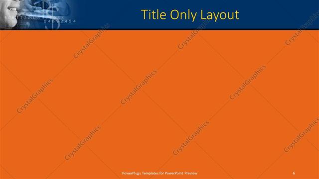 Title Only presentation slide layout