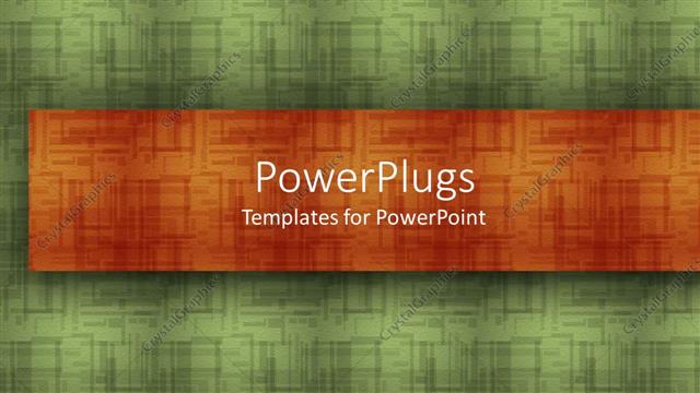  Presentation with green lines - A plain orange and green background surface with lots of lines