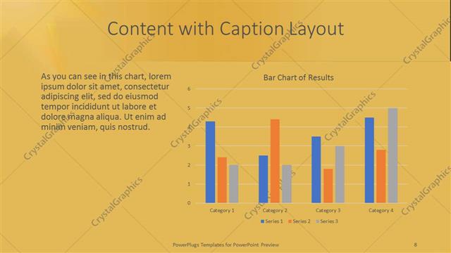 Content with Caption presentation slide layout
