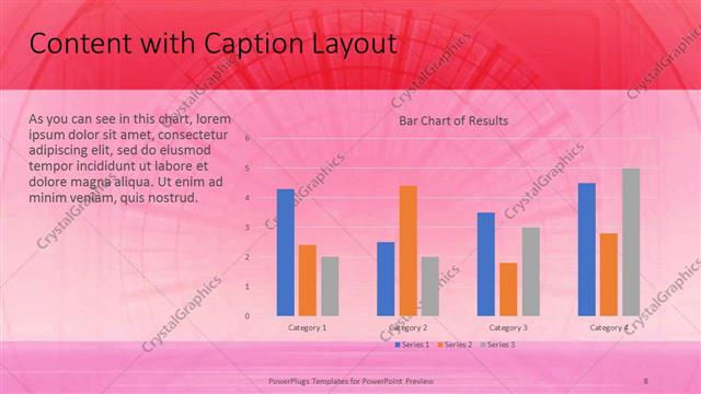 Content with Caption presentation slide layout
