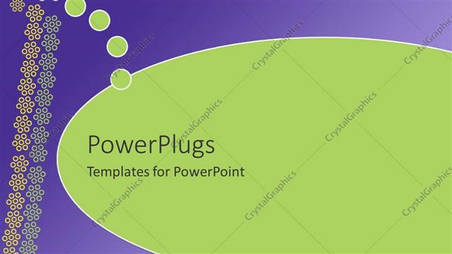  Presentation with flowery - Plain purple background with lots of flowery themes