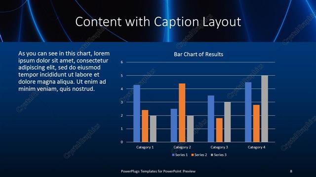 Content with Caption presentation slide layout