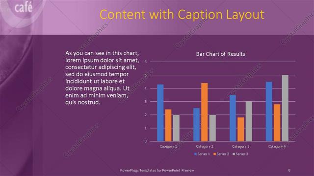 Content with Caption presentation slide layout