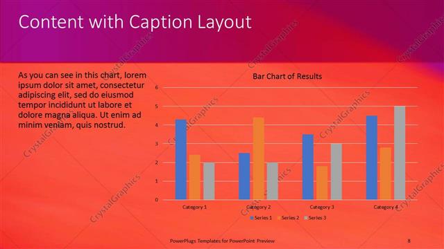 Content with Caption presentation slide layout