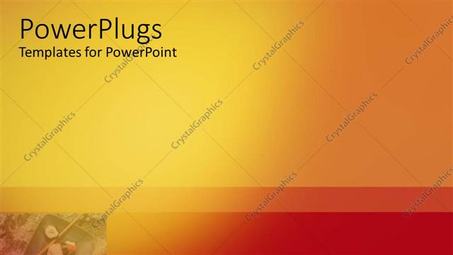  Presentation with asia - Plain red and yellow background block with rising sun text