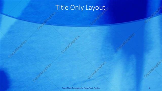 Title Only presentation slide layout