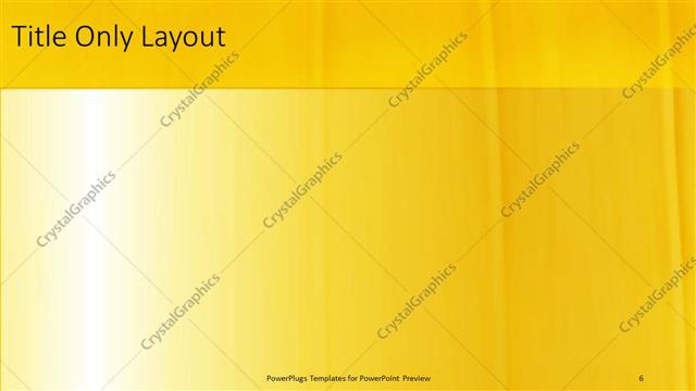 Title Only presentation slide layout