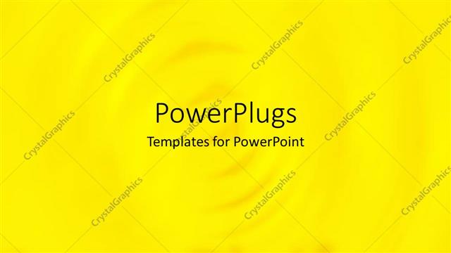  Presentation with simple plain - A plain simple yellow colored background with circular lines