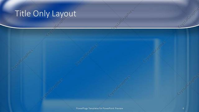 Title Only presentation slide layout