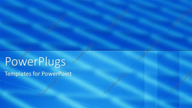  Presentation with abstract wave - A plain sky blue background with some wave lines