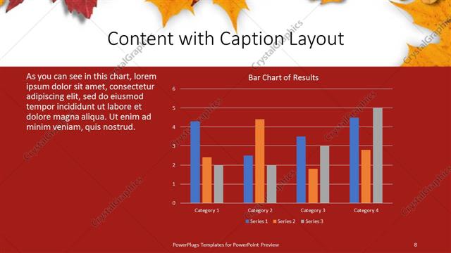 Content with Caption presentation slide layout