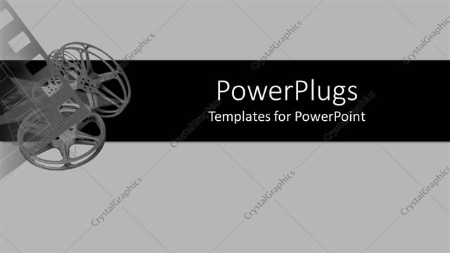  Presentation with entertainment - A plain off white background surface tile with some images by the side