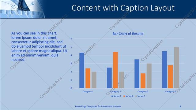 Content with Caption presentation slide layout