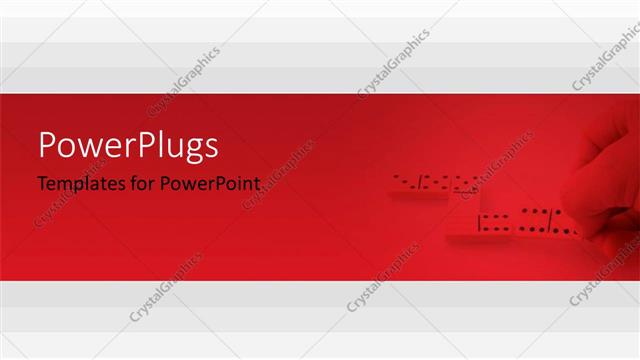  Presentation with winning - A plain white background surface tile with three dominos