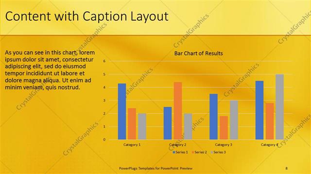Content with Caption presentation slide layout