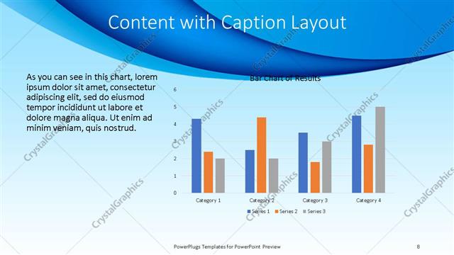 Content with Caption presentation slide layout