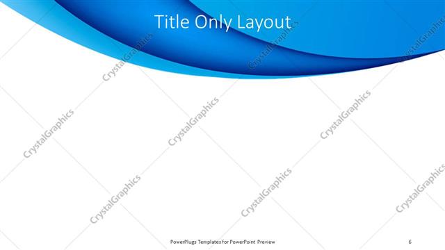 Title Only presentation slide layout