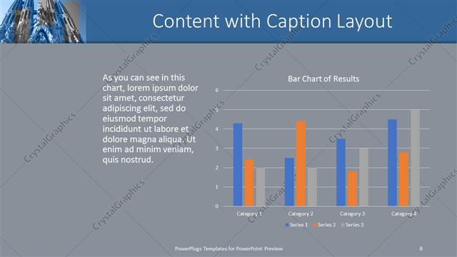 Content with Caption presentation slide layout