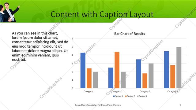 Content with Caption presentation slide layout