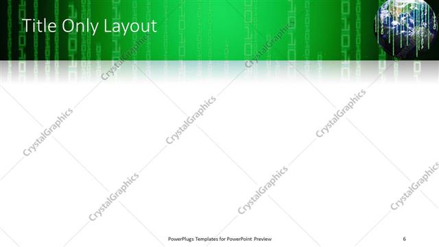 Title Only presentation slide layout