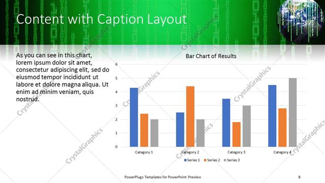 Content with Caption presentation slide layout